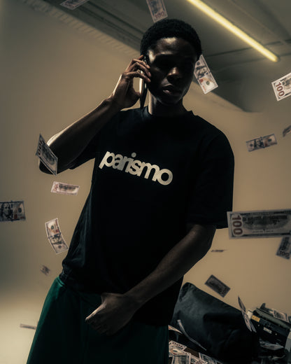 Spell out tee black